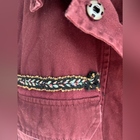 Maroon fall jacket. Light weight and stylish. Worn only once - Picture 2 of 5